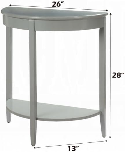 Gray Console Table