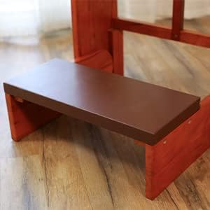 Prayer Bench Stool,Solid Wood Prayer Kneeler with Bench and Folding Table Top...
