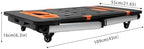 7-in-1 Multifunctional Work Platform, Folding Scaffold Workbench Utility Cart Lockable Mobile Repair Table Adjustable Height Loading Platform for Home Auto Repair Woodworking Construction Moving