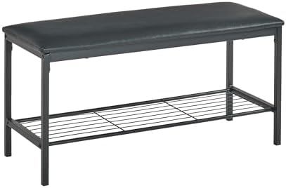 VECELO Kitchen Dining Table Set with Upholstered Bench & 2 Chairs | Space...