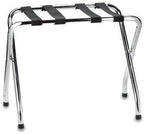 Luggage Rack-Single Tier, Pack of 1, Chrome, Foldable Rack for Guest Room