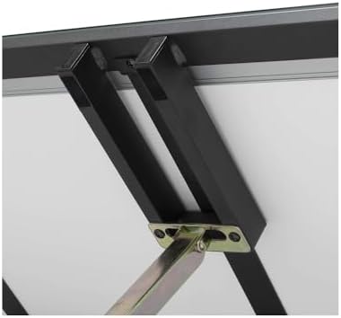 Artograph Futura Light Tracing Table with Storage Drawers, Charcoal Black