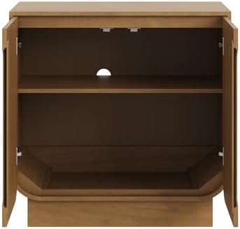 Nathan James Joey Mid Century Modern Buffet Sideboard Storage Cabinet, Arched...