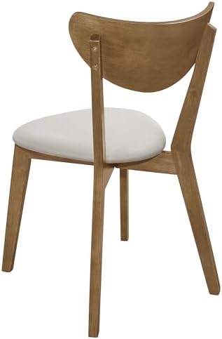 Coaster Home Furnishings Kersey Mid Century Modern Set of 2 Wood Dining Side ...