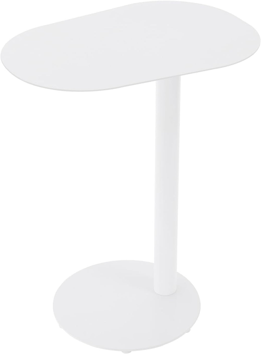 C-Shaped End Table, Metal Small Side Table for Couch, 25" Tall C Shaped ...