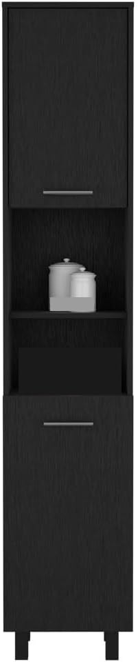 Pantry Cabinet with Three Interior Shelves, Storage Locker Sideboard Modern F...