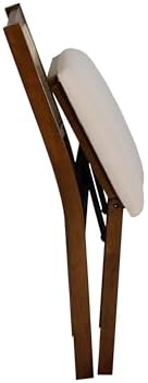 Powell Kasi Brown and Natural Rattan Cane Fully Assembled Foldable Wooden Din...