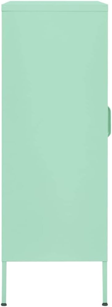 Mint Steel Storage Cabinet 13.8" W x 31.5" L x 40" H, Adjustab...
