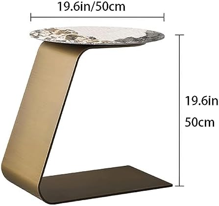 End Table Creative End Table Slate Carbon Steel Coffee Table Unique Side Tabl...