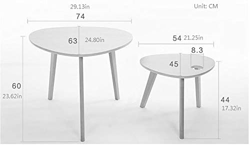 Telephone Table, Coffee Table Set Combination,Nesting Side Tables,Rotating So...