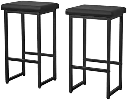 Panana 3 Piece Dining Table Set Kitchen Bar Table with Two Stool Storage Shel...