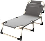 Sun Lounger Patio Lounge Chairs Breathable Folding Bed Lying Chair Balcony Beach Sun Lounger Noon Break(Style F)