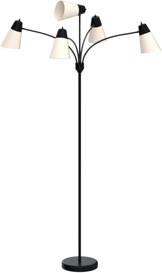 LED Floor Lamp, Medusa Adjustable Multi Head Modern Tall Standing Light