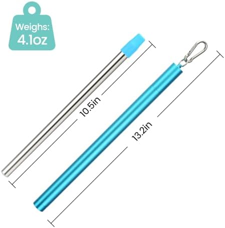 Sursip Stainless Steel Water Filter Straws