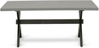 East West Furniture XT697 X-Style Kitchen Dining Table - a Rectangle Solid Wood Table Top with Stylish Legs, 40x72 Inch, Multi-Color