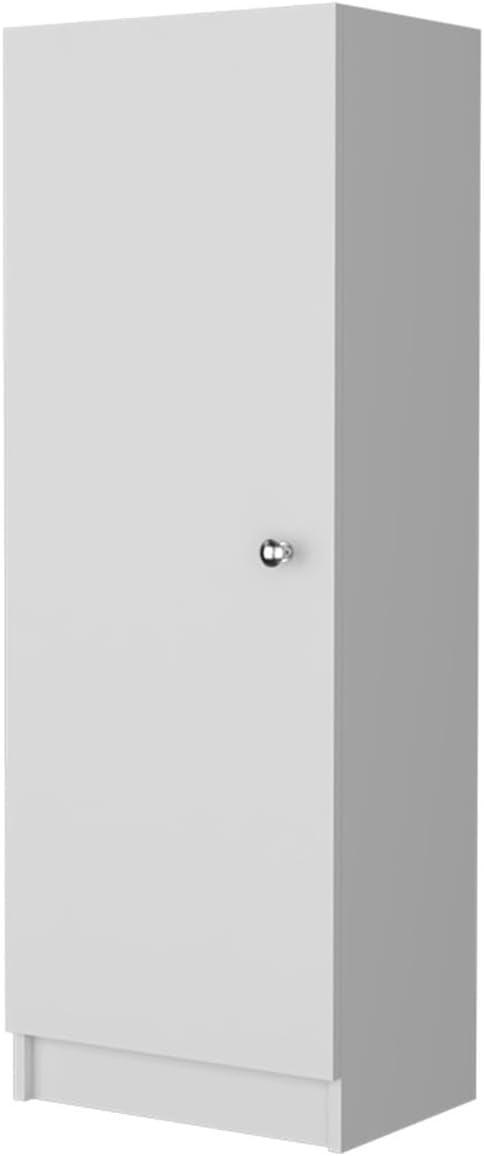 Single Door Pantry, Four Shelves, Small Size, Ample Storage Space,for Kitchen
