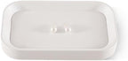 Ring Display, Leather Earring Organizer,Luxury Key Tray,Premium Decorative Tray,White Jewelry Dish