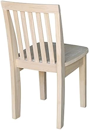 International Concepts Pair of Mission Juvenile Chairs, Unfinished