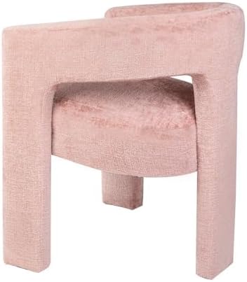 Jofran Gwen Jacquard Upholstered Accent Chair, Modern Luxury Plush Sculptural...