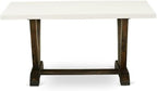 East West Furniture VT726 V-Style Dining Table - a Rectangle Wooden Table Top with Stylish Legs, 36x60 Inch, Multi-Color