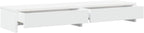 YAFF Monitor Stand with Drawers White 39.4x10.6x5.9 Engineered Wood,Electronics,Electronics Accessories,Computer Accessories,Computer Risers & Stands,854670