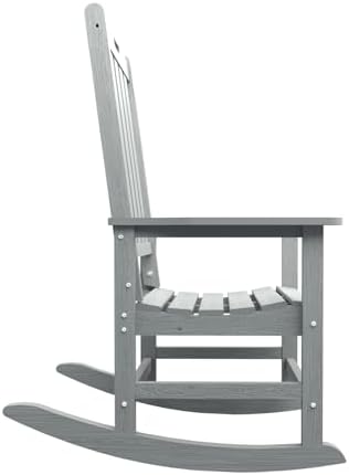 THOEOE Outdoor Rocking Chairs, Oversized Patio Rocking Chair | HDPE Outdoor R...