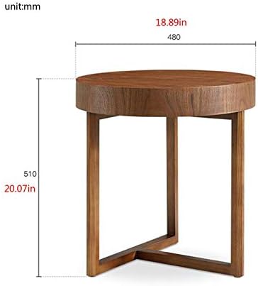 Telephone Table, Round Small Side Table,Sofa Corner end Table,Telephone Solid...