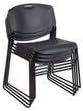 HomeStock Global Glam 42" Square Lounge Table Cherry/Black with 4 Nestin...