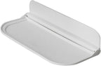 Wall Mounted Small Floating Shelf, Foldable Adhesive Plastics Floating Shelf, Stick On Wall for Bathroom Kitchen, Wall Mounted RV-Shelves, Bedside Extra Storage (L)