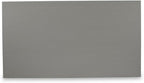 East West Furniture X697MZ650-6 6 Piece Dinette Set Contains a Rectangle Dining Table with X-Legs and 4 Dark Gotham Grey Linen Fabric Parson Chairs with a Bench, 40x72 Inch, Multi-Color