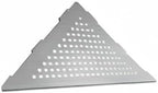 Bathroom Corner Shelf, Recessed 10" Shower Shelf Caddy, SUS304 Stainless Steel Shelf Wall Mount Triangular, No Drilling, Brushed Nickel