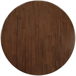 East West Furniture DLT-AWA-TP Dublin Dining Room Table - a Round Solid Wood ...