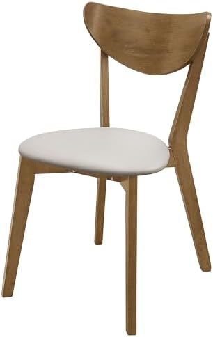 Coaster Home Furnishings Kersey Mid Century Modern Set of 2 Wood Dining Side ...