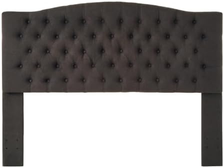 24KF Boucle Upholstered Tufted Button Queen Headboard and Comfortable Fashion...