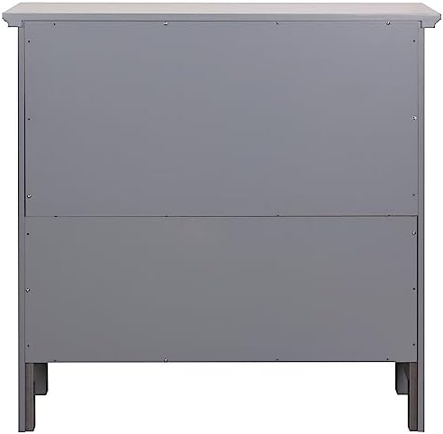 eHemco 2 Tier Bookcase, 29 Inches, Gray