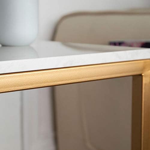 Telephone Table, Marble Side Table Nordic Living Room Square Sofa Corner Tabl...