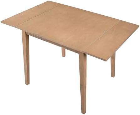 Merax Wooden 29"- 45" Folding Kitchen Table with Drop Leaf for Livi...