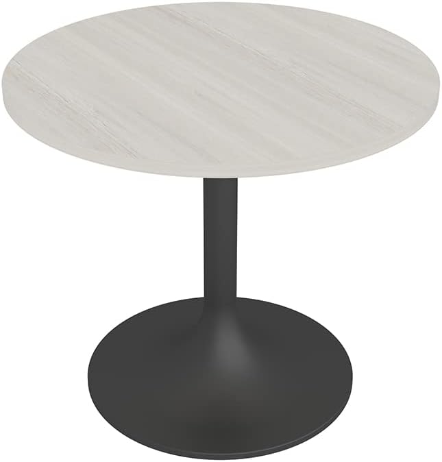 SKUTCHI DESIGNS INC. Harmony Series 2 Person Round Pedestal Table with Metal ...