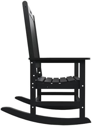 THOEOE Outdoor Rocking Chairs Set of 2, Oversized Patio Rocking Chair | HDPE ...
