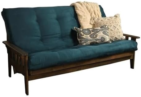 Kodiak Tucson Queen Futon Frame and Mattress Set - Wood Futon with Mattress I...