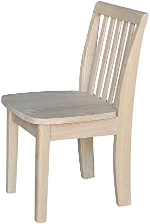 International Concepts Pair of Mission Juvenile Chairs, Unfinished