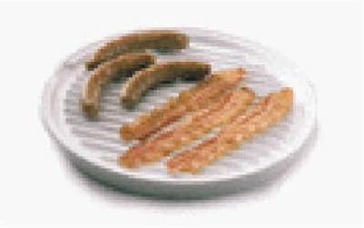 Nordic Ware 11 in. W x 11 in. L Microwave Bacon/Meat Rack White