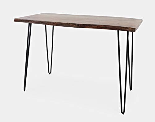 Jofran Nature's Edge 52" Farmhouse Dining Table - Solid Wood Counter...