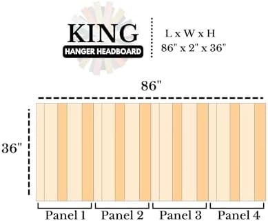 Barn Walls Antique White Headboard, Farmhouse Design, Solid Wood Headboard, F...
