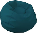 FDP 30" Vinyl Bean Bag Chair, Furniture for Kids and Teens, Perfect for Reading, Playing Video Games or Relaxing - Peacock