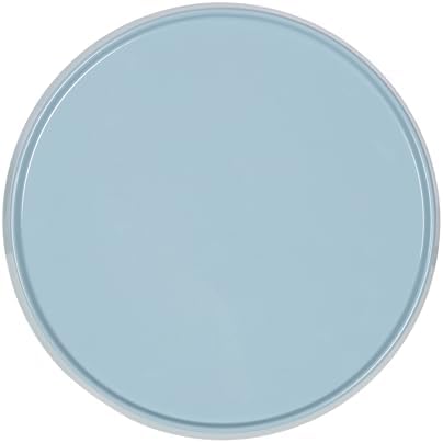 Kate and Laurel Sanzo Modern Round Metal Pedestal Drink Table, 9 x 9 x 23, Light Blue, Decorative Martini Table with Trumpet Base for Use as Indoor Plant Stand or Living Room Mini Table