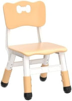 WHY TOYS Adjustable Kid Chairs Indoor 3 Level Adjustable Suitable for Children Age 2-6. Maximum load-bearing 220LBS Suitable for Family Classroom and Nursery Child Seat Set (2-Pack-Beige)