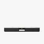 POVISON Fully-Assembled Modern TV Stand for Projector, Sintered Stone Entertainment Center with Storage for 85 inch TV, Wood TV Console, Media Console for Living Room Bedroom