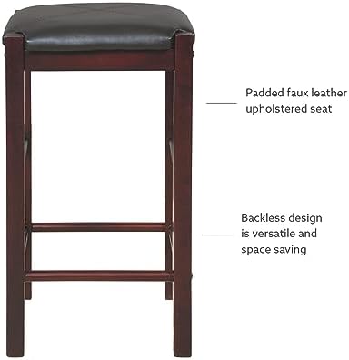 Linon Brown 3-Piece Table Faux Marble Tavern Set, 42" w x 22.25" d ...