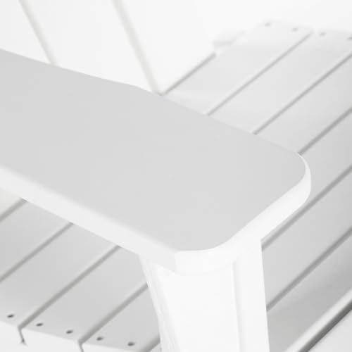HDPE Laguna Outdoor Rocking Poly Adirondack Chair (Set of 2), White